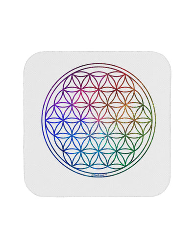 Flower of Life Circle Coaster-Coasters-TooLoud-1-Davson Sales