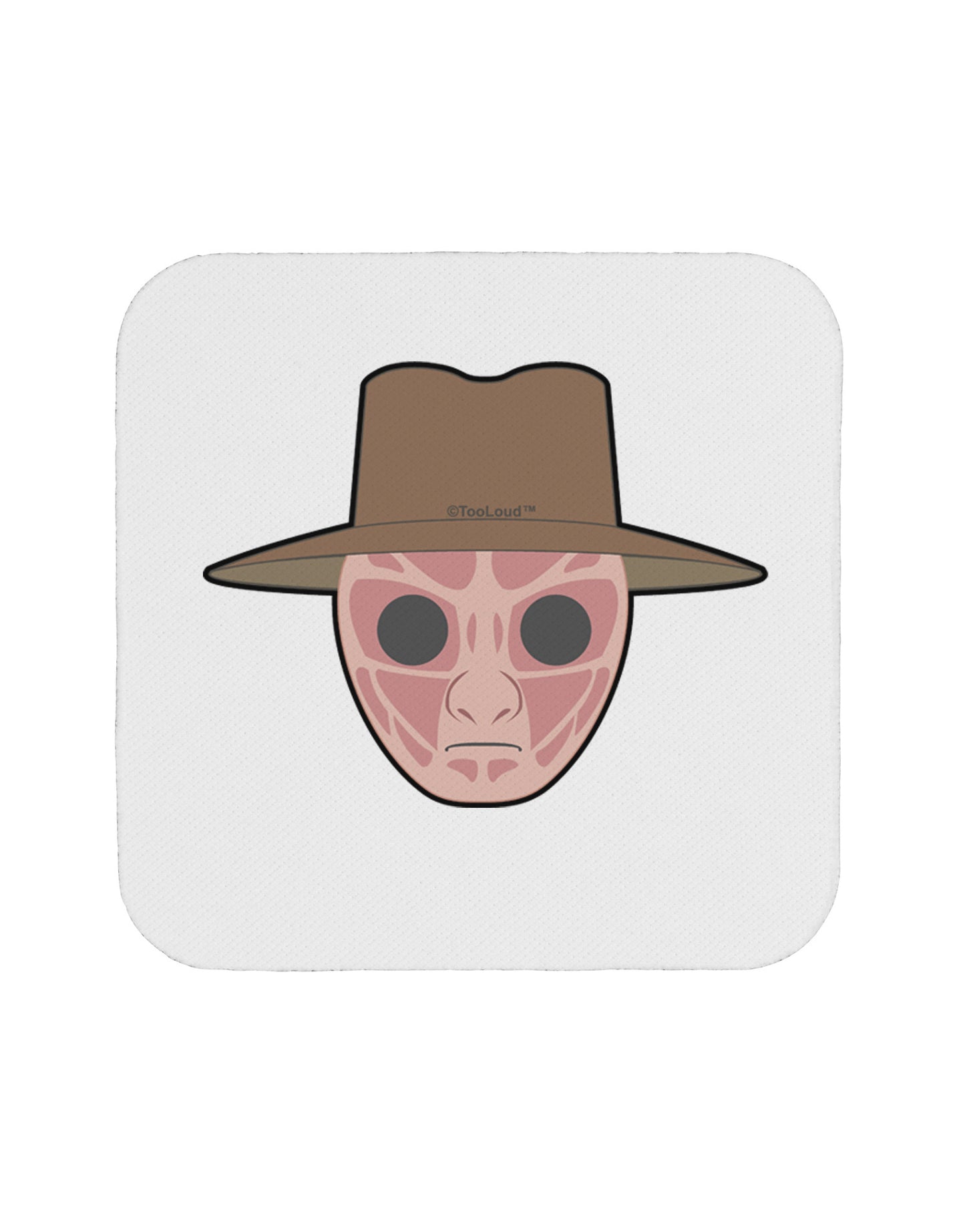 Cute Lil Monster 2 Coaster-Coasters-TooLoud-White-Davson Sales