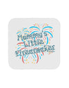 Mommy's Little Firecracker Coaster-Coasters-TooLoud-White-Davson Sales