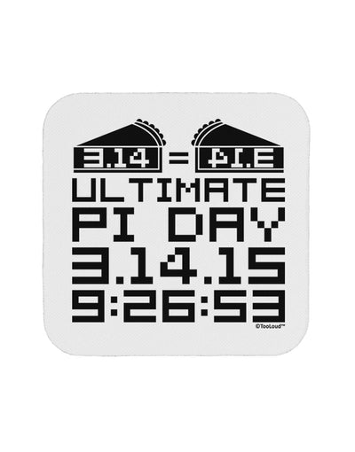 Ultimate Pi Day Design - Mirrored Pies Coaster by TooLoud-Coasters-TooLoud-White-Davson Sales