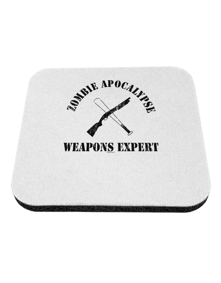 Zombie Apocalypse Group Weapons Expert Coaster-Coasters-TooLoud-White-Davson Sales