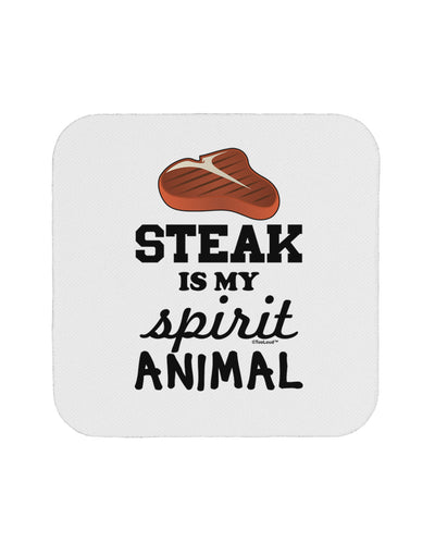 Steak Is My Spirit Animal Coaster-Coasters-TooLoud-1-Davson Sales