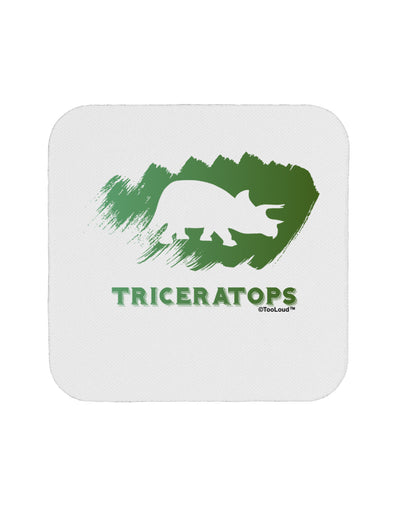 Jurassic Triceratops Design Coaster by TooLoud-Coasters-TooLoud-White-Davson Sales