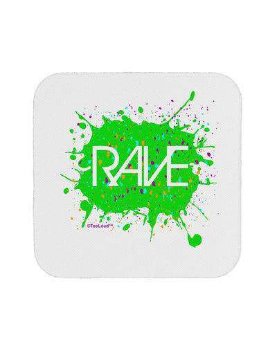 Rave Splatter Green Coaster-Coasters-TooLoud-1-Davson Sales