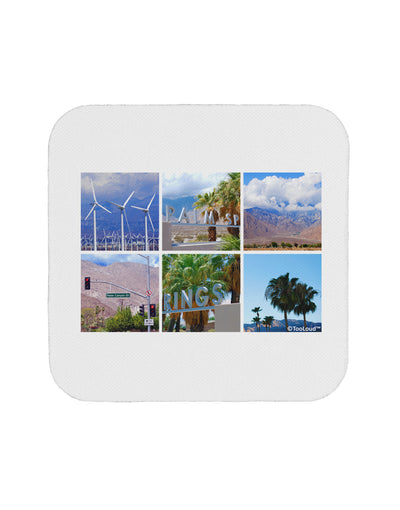 Palm Springs Square Collage Coaster-Coasters-TooLoud-White-Davson Sales