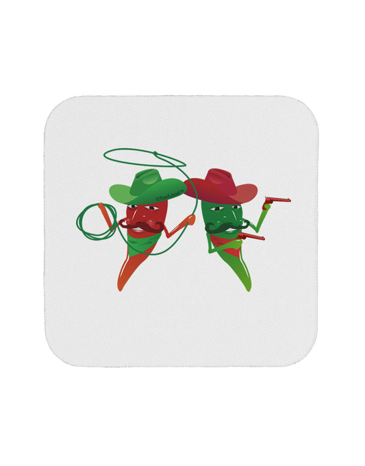 Cowboy Chili Peppers Coaster-Coasters-TooLoud-1-Davson Sales