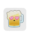 Cute Infatuated Beer Coaster by TooLoud-Coasters-TooLoud-White-Davson Sales