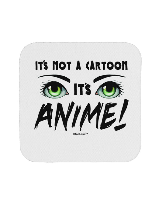 Not A Cartoon Eyes Green Coaster by TooLoud-Coasters-TooLoud-1-Davson Sales