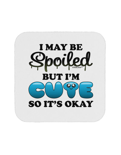 Spoiled But Cute Blue Coaster-Coasters-TooLoud-1-Davson Sales