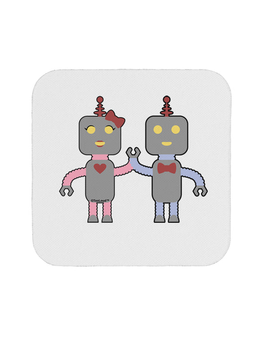 Cute Robot Love Coaster by TooLoud-Coasters-TooLoud-1-Davson Sales