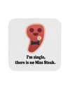 There Is No Miss Steak Coaster by TooLoud-Coasters-TooLoud-White-Davson Sales