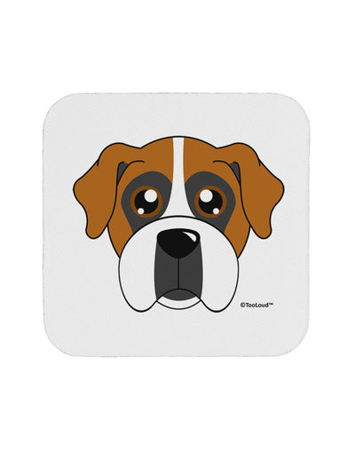 Cute Boxer Dog Coaster by TooLoud-Coasters-TooLoud-White-Davson Sales