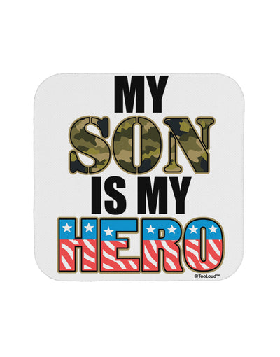 My Son is My Hero - Armed Forces Coaster by TooLoud-Coasters-TooLoud-White-Davson Sales