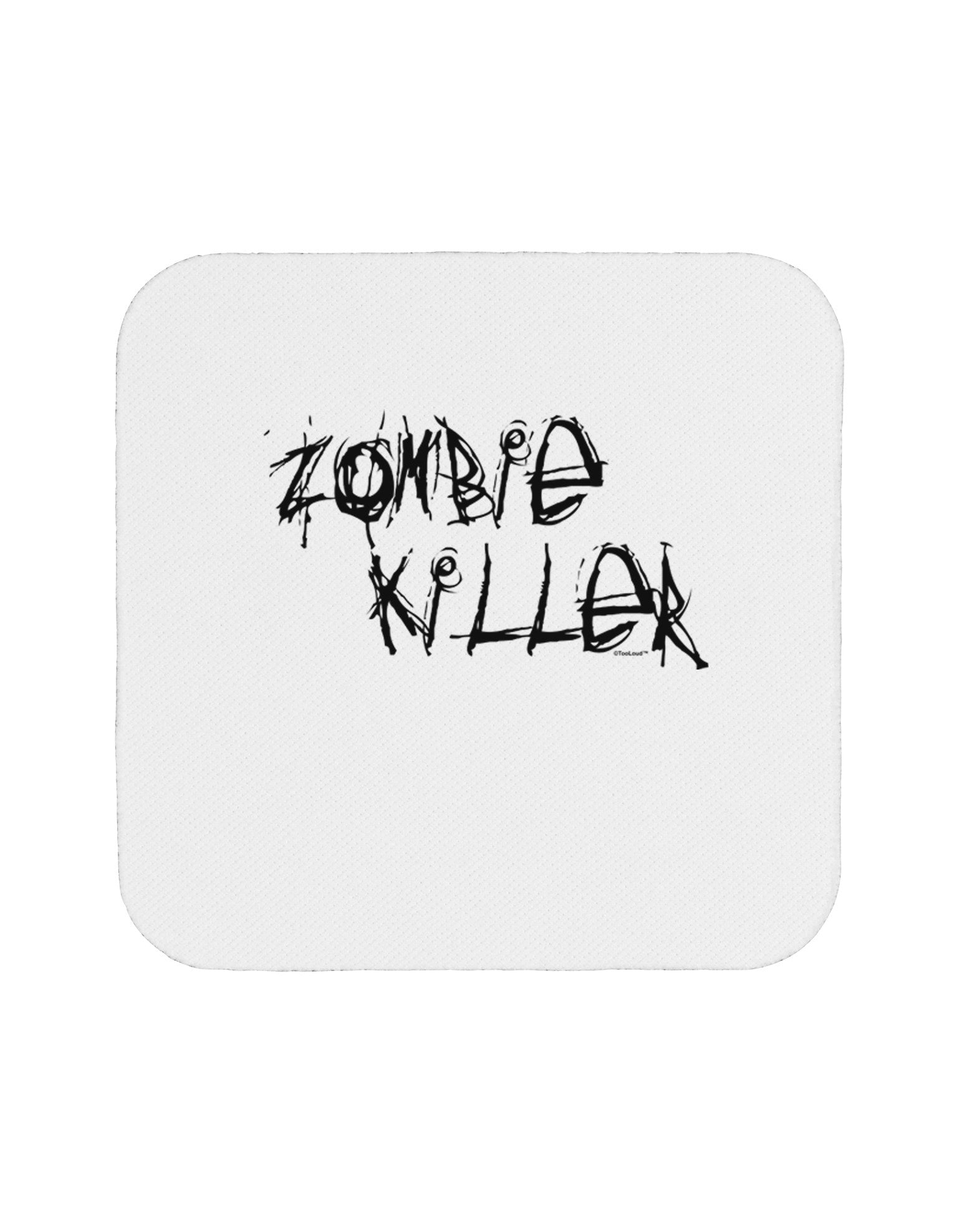 Zombie Killer - Apocalypse - Halloween Coaster-Coasters-TooLoud-White-Davson Sales