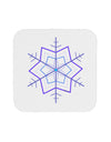 Snowflake Star Christmas Coaster-Coasters-TooLoud-White-Davson Sales