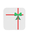 Christmas Present Gift Coaster-Coasters-TooLoud-White-Davson Sales