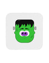 Frankenstein Face Halloween Coaster-Coasters-TooLoud-White-Davson Sales