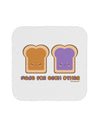 Cute PB and J Design - Made for Each Other Coaster by TooLoud-Coasters-TooLoud-White-Davson Sales