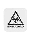 Biohazard Sign Distressed Coaster-Coasters-TooLoud-White-Davson Sales