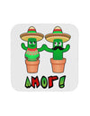 Fiesta Cactus Couple Amor Coaster by TooLoud-Coasters-TooLoud-1-Davson Sales