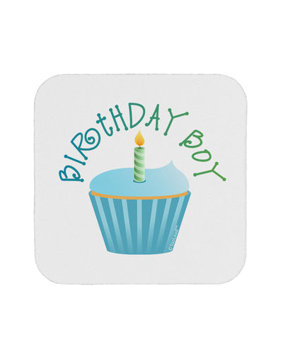 Birthday Boy - Candle Cupcake Coaster by TooLoud-Coasters-TooLoud-White-Davson Sales