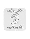 Salt in the Air Sand in My Hair - Mermaid Coaster-Coasters-TooLoud-White-Davson Sales