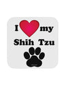 I Heart My Shih Tzu Coaster by TooLoud-Coasters-TooLoud-1-Davson Sales