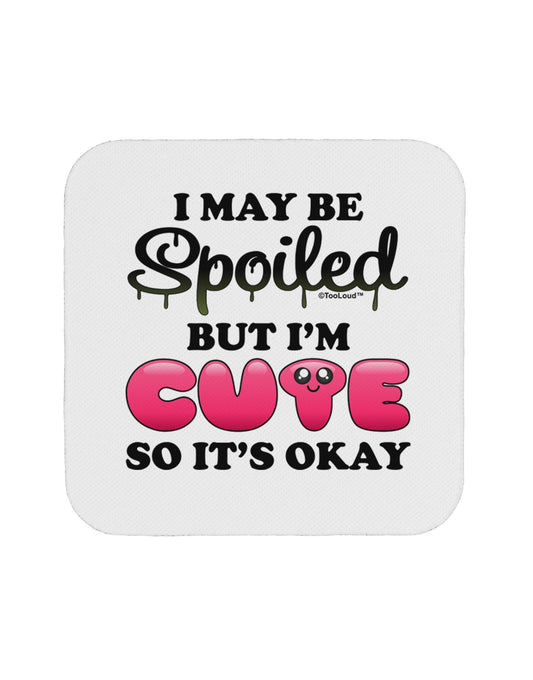 Spoiled But Cute Pink Coaster-Coasters-TooLoud-1-Davson Sales
