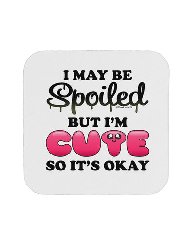 Spoiled But Cute Pink Coaster-Coasters-TooLoud-1-Davson Sales