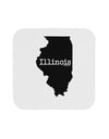 Illinois - United States Shape Coaster-Coasters-TooLoud-White-Davson Sales