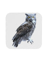 Great Horned Owl Photo Coaster-Coasters-TooLoud-1-Davson Sales