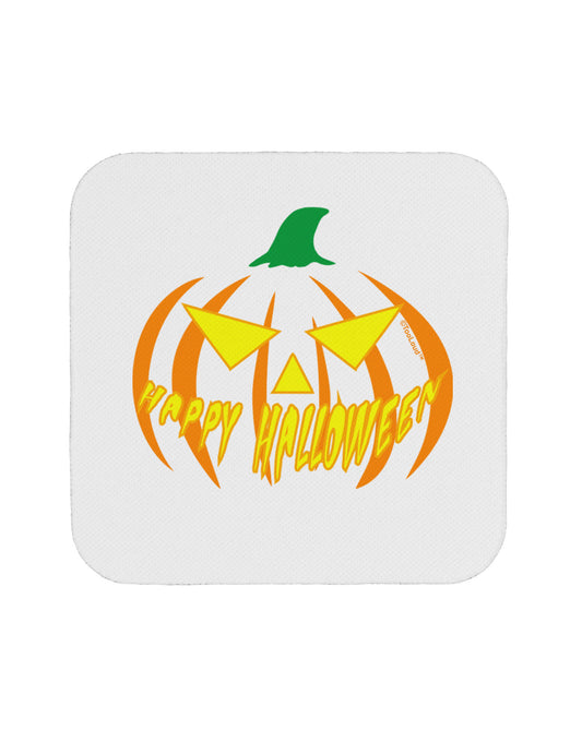 Happy Halloween Jack Yellow Coaster-Coasters-TooLoud-White-Davson Sales