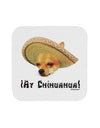 Chihuahua Dog with Sombrero - Ay Chihuahua Coaster by TooLoud-Coasters-TooLoud-White-Davson Sales