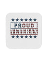 Proud Veteran Flag Coaster-Coasters-TooLoud-White-Davson Sales