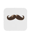 Big Brown Mustache Coaster-Coasters-TooLoud-White-Davson Sales