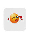 Kissy Face Emoji Girl Coaster-Coasters-TooLoud-1-Davson Sales