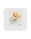 Laying Retriever Watercolor Coaster-Coasters-TooLoud-1-Davson Sales