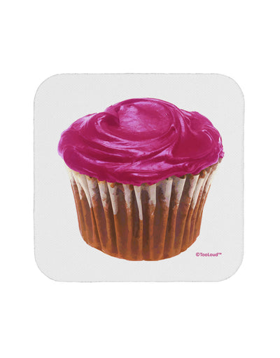 Giant Bright Pink Cupcake Coaster by TooLoud-Coasters-TooLoud-White-Davson Sales