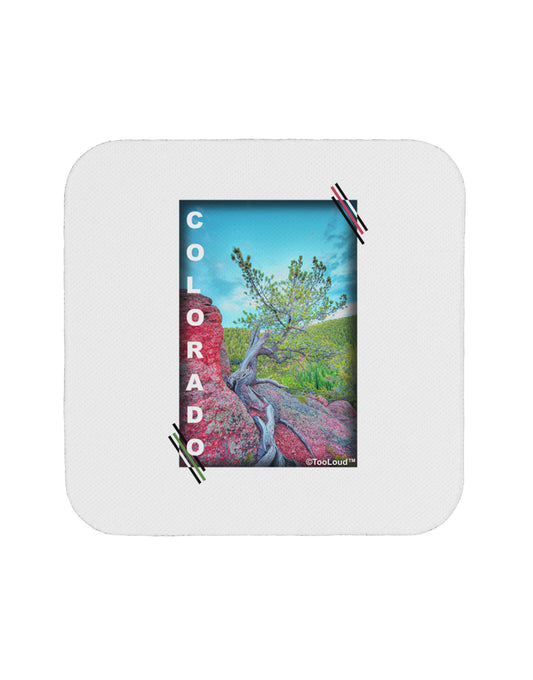 CO Cliffside Tree Text Coaster-Coasters-TooLoud-1-Davson Sales