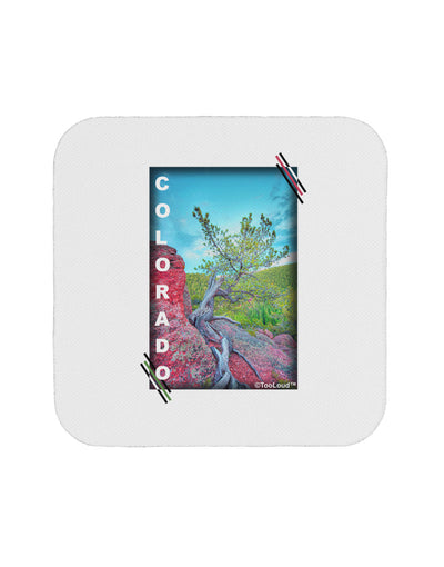 CO Cliffside Tree Text Coaster-Coasters-TooLoud-1-Davson Sales