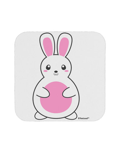 Cute Easter Bunny - Pink Coaster by TooLoud-Coasters-TooLoud-White-Davson Sales