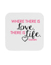 TooLoud Where There Is Love Gandhi Coaster-Coasters-TooLoud-1-Davson Sales