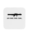 Here Zombie Zombie Zombie Bazooka Coaster-Coasters-TooLoud-White-Davson Sales