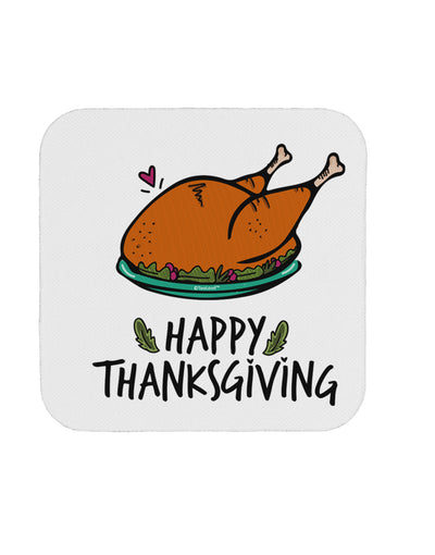 TooLoud Happy Thanksgiving Coaster-Coasters-TooLoud-1 Piece-Davson Sales