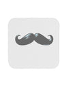 Big Gray Mustache Coaster-Coasters-TooLoud-White-Davson Sales