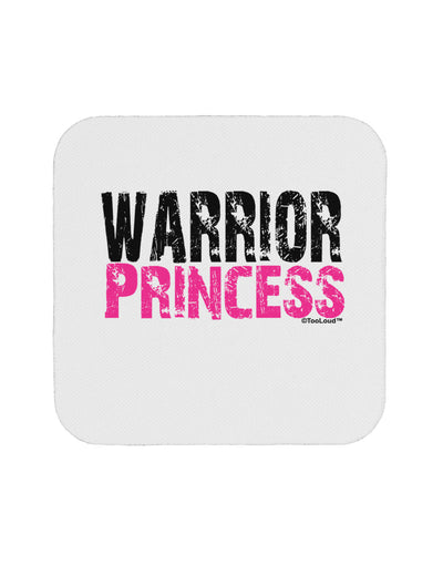 Warrior Princess Pink Coaster-Coasters-TooLoud-White-Davson Sales