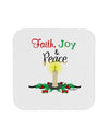 Christmas Candle with Text Coaster-Coasters-TooLoud-1-Davson Sales