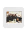 Laying Black Bear Coaster-Coasters-TooLoud-1-Davson Sales