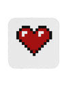 Pixel Heart Design 1 - Valentine's Day Coaster by TooLoud-Coasters-TooLoud-White-Davson Sales