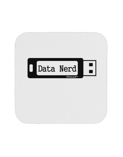 Data Nerd USB Coaster by TooLoud-Coasters-TooLoud-White-Davson Sales